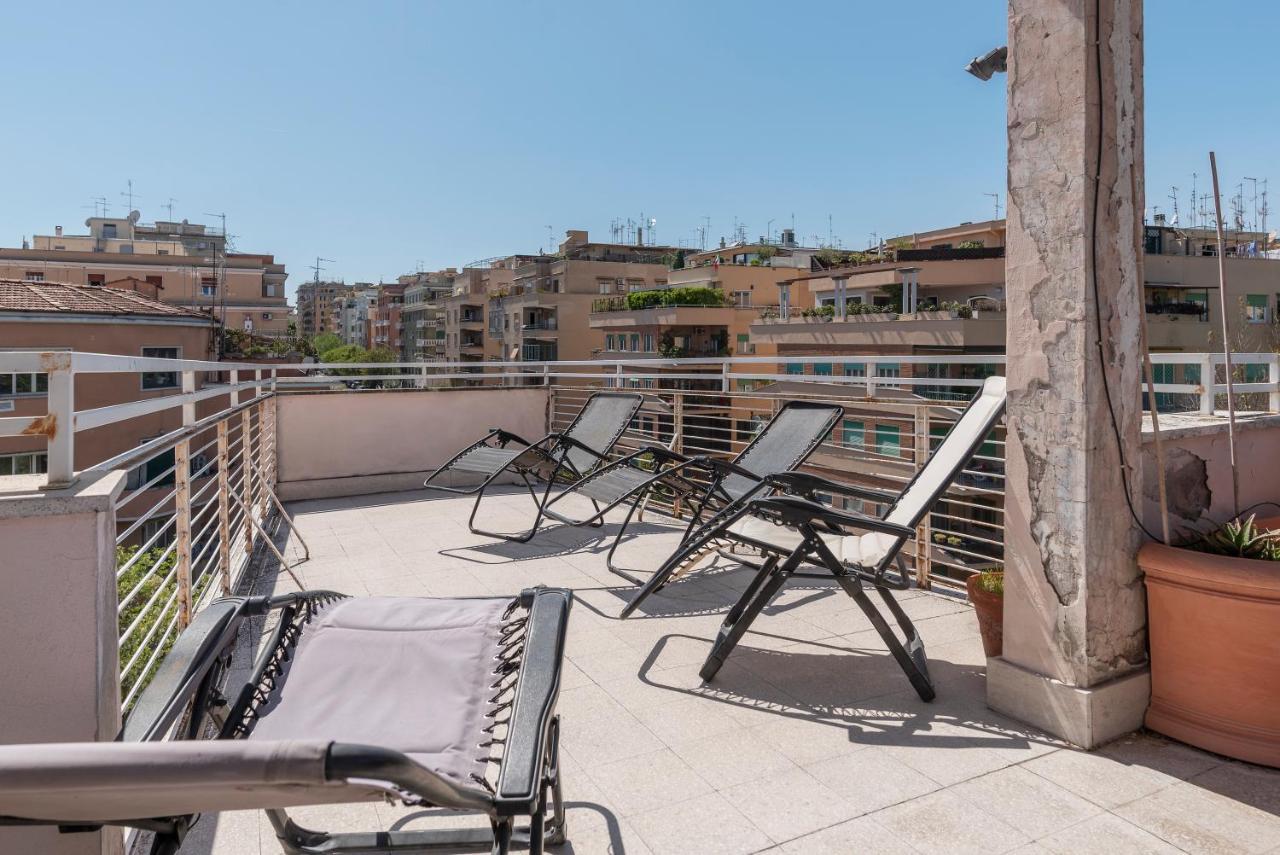Piazza Bologna Terrace Apartment Rom Exteriör bild